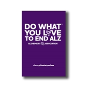 Do What You Love to End ALZ Notepads