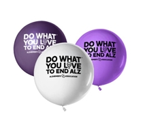 Do What You Love to End ALZ Balloons
