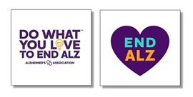 Do What You Love to End ALZ Temporary Tattoos