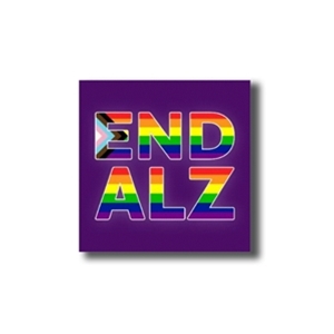 #ENDALZ Pride Pin 