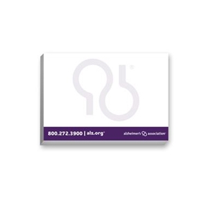 Alzheimer's Association Sticky Notepads