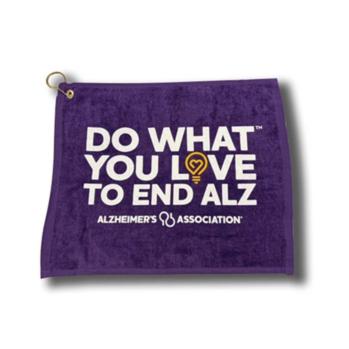 Do What You End to End ALZ Golf Towel