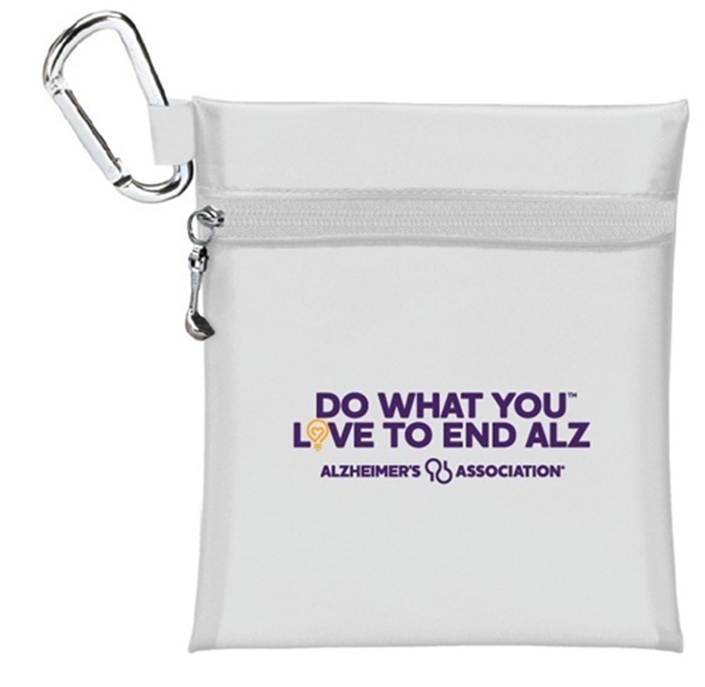 Do What You Love to End ALZ Zippered Golf Pack 