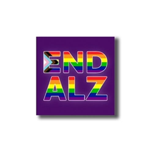 #ENDALZ Pride Pin 