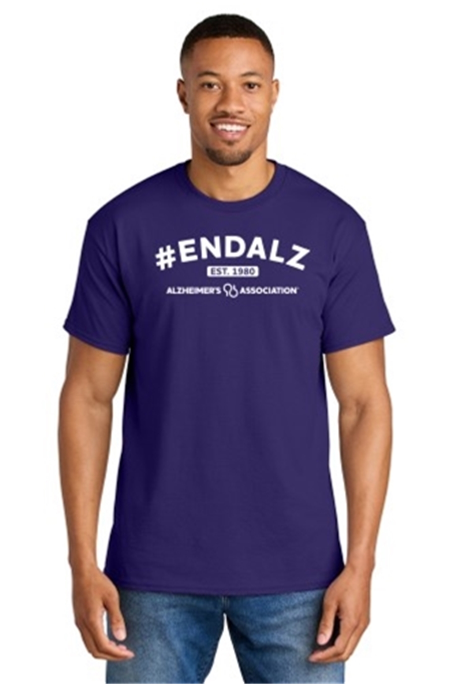 #ENDALZ University Style T-Shirt-Purple