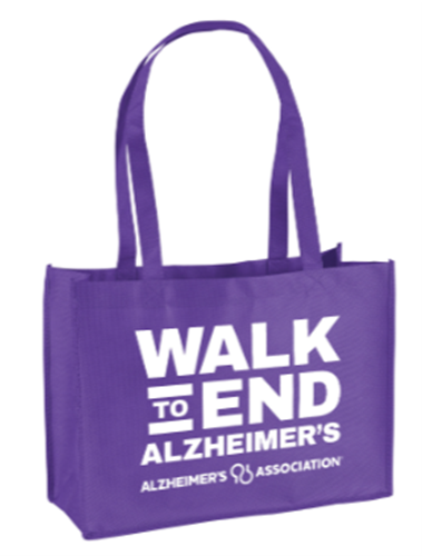 Walk Purple Tote Bag